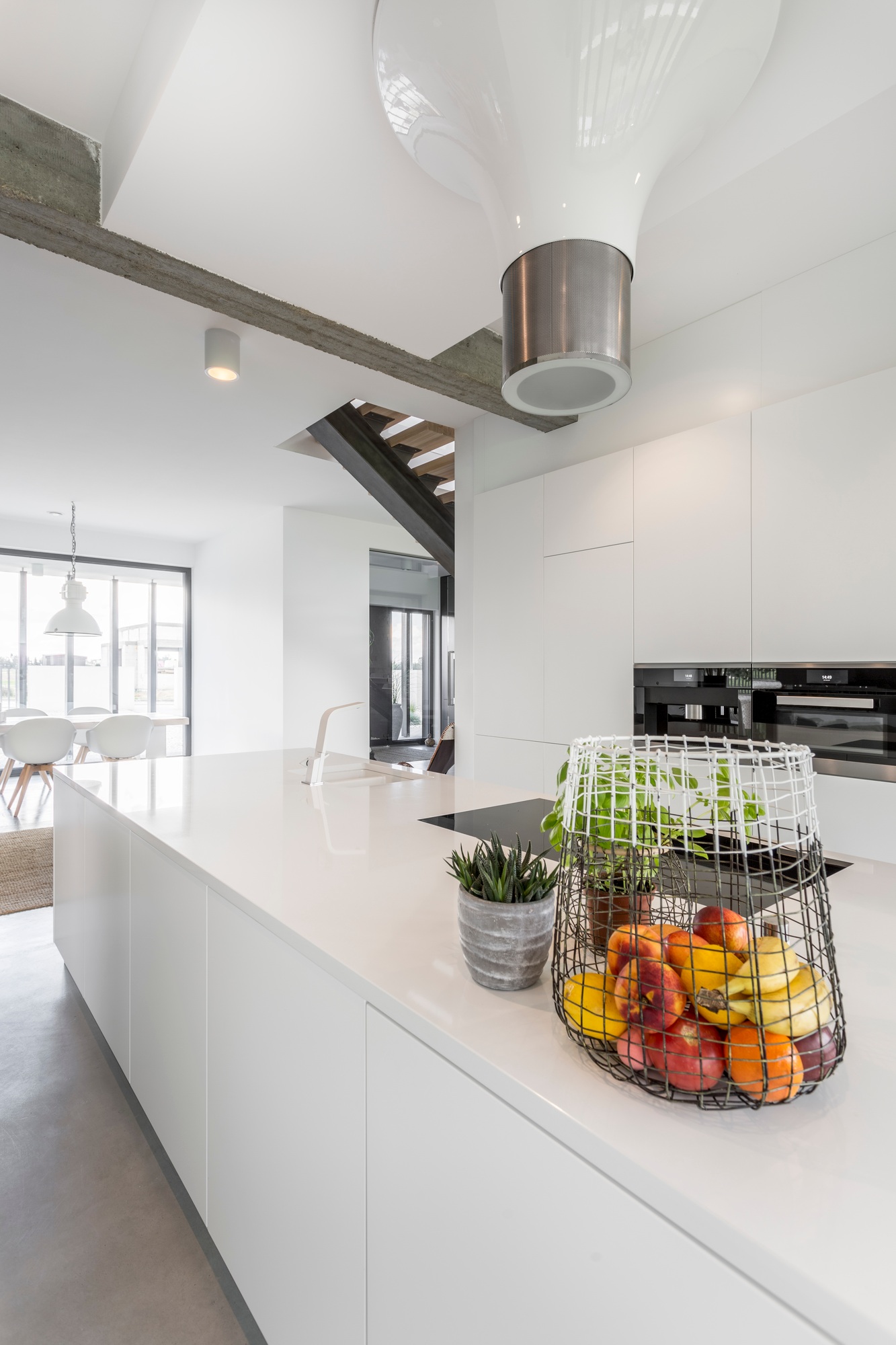 Minimalistic kitchen worktop